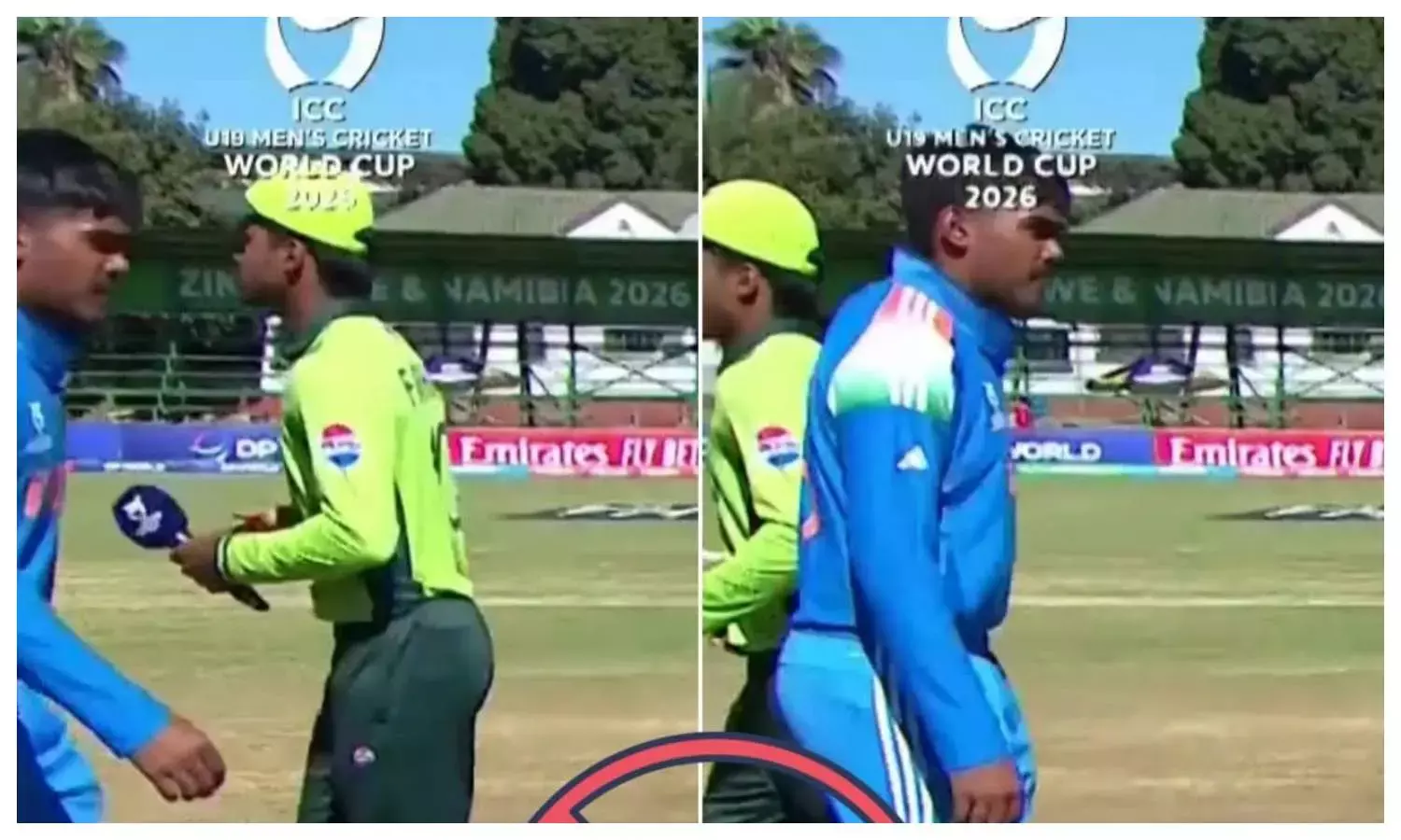 ind vs pak u19 no handshake