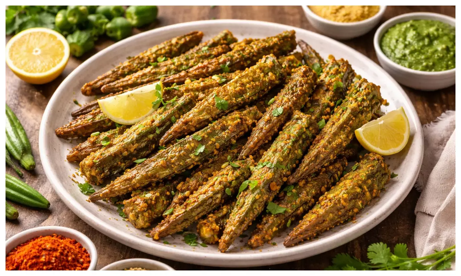 how to make bhindi rava fry how to make bhindi rava fry