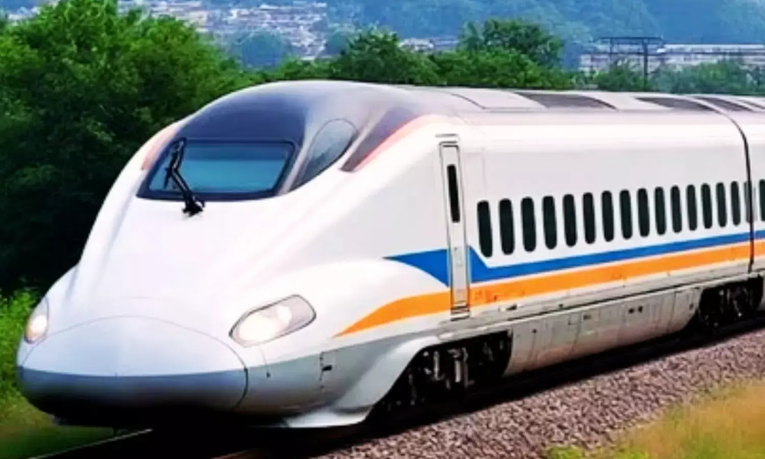 The bullet train will run from Delhi to Varanasi