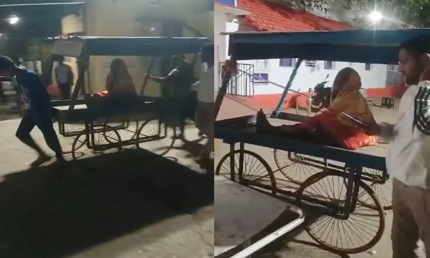 वृद्धा की तबियत बिगड़ने पर नहीं मिली एंबुलेंस