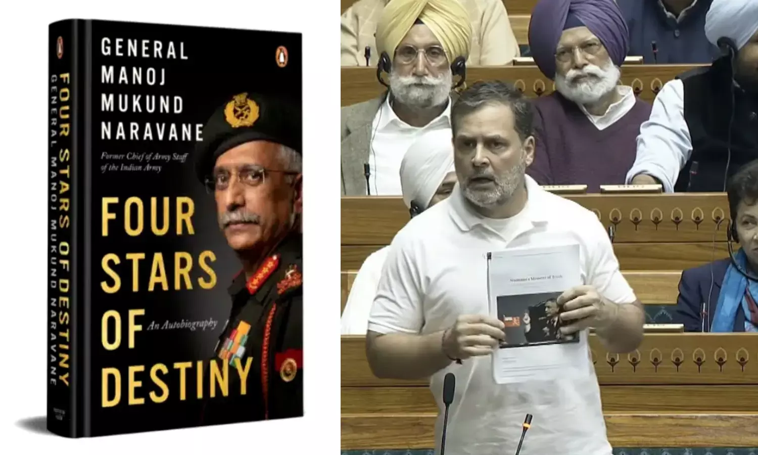 General MM Naravane book Four Stars of Destiny controversy Rahul Gandhi