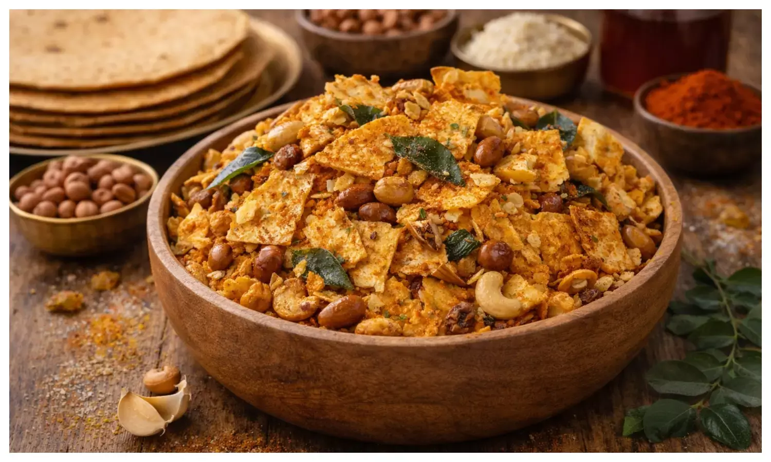 how to make khakhra Chivda at home