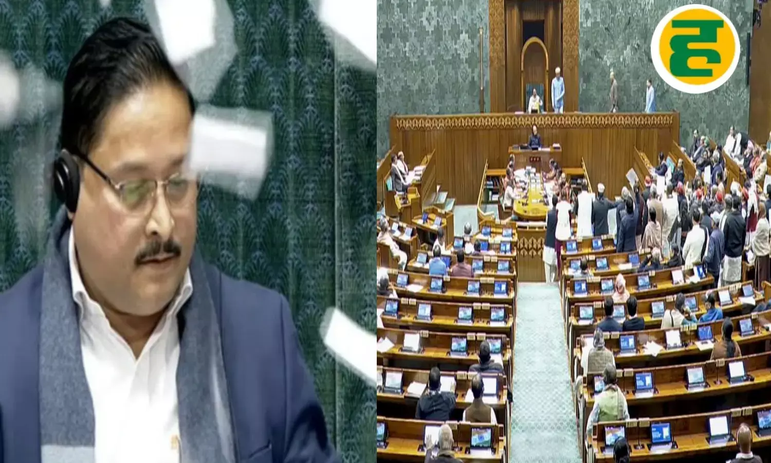 संसद में कागज फेंके गए, आसन का अपमान! नरवणे की किताब पर फिर बवाल; 8 सांसद निलंबित