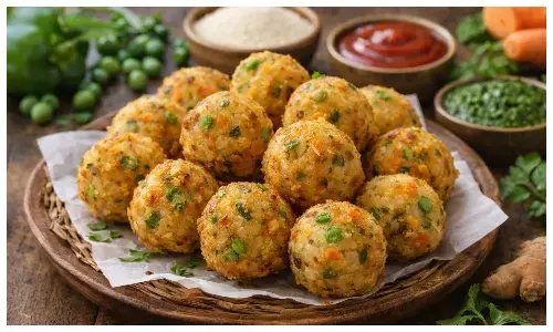 Suji vegetable crispy balls Recipes