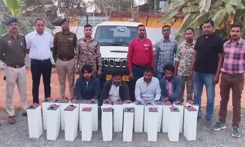 भोंगापाल मोबाइल टावर से 72 बैटरियों की चोरी खुलासा