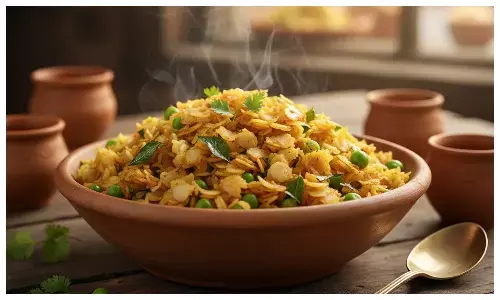 how to make banarasi chura matar recipe