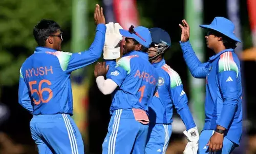 ind vs afg u19 today semi final live score