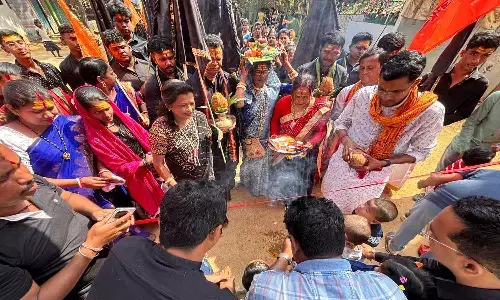 पखांजुर में शनिदेव महाराज महोत्सव