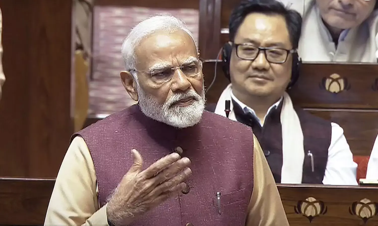 PM Modi Rajya Sabha Speech Today