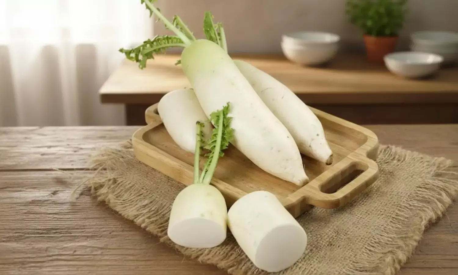 Who should avoid eating radish in the evening