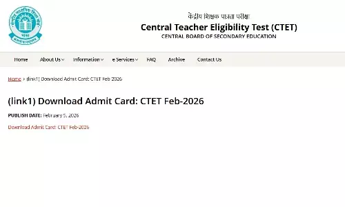 CTET Admit Card 2026 OUT