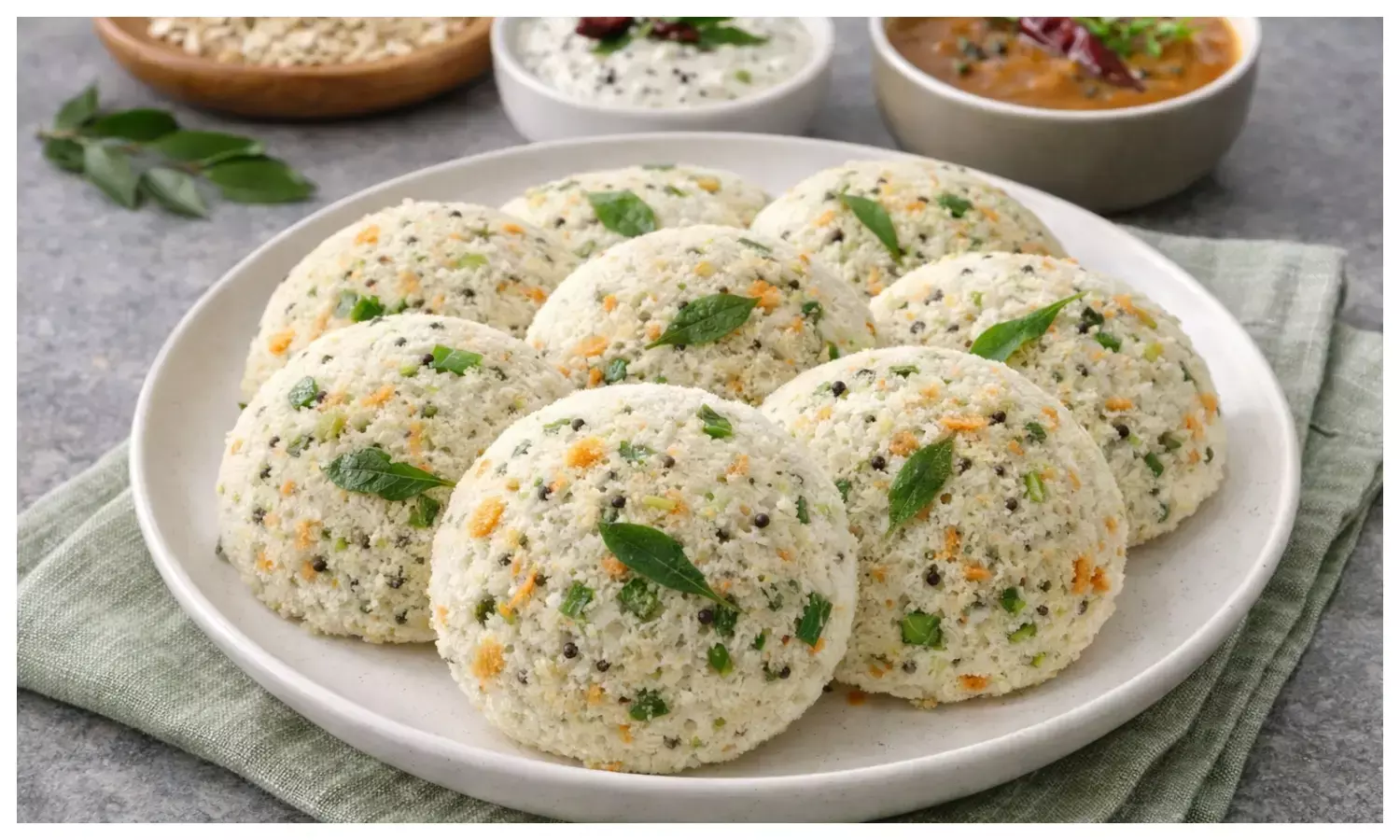 how to make oats rava idli recipe at home