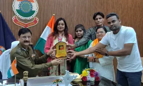 पुलिस कमिश्नर से मुलाकात : मानवाधिकार न्याय सुरक्षा संगठन की टीम ने  बधाई देकर कई मसलों पर की चर्चा