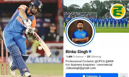क्रिकेटर रिंकू सिंह का फेसबुक पेज हैक, 16 लाख फॉलोअर्स वाली आईडी से हैकर्स ने उड़ाया मोनेटाइजेशन का पैसा